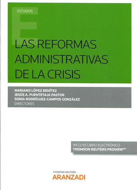 Imagen de portada del libro Las reformas administrativas de la crisis