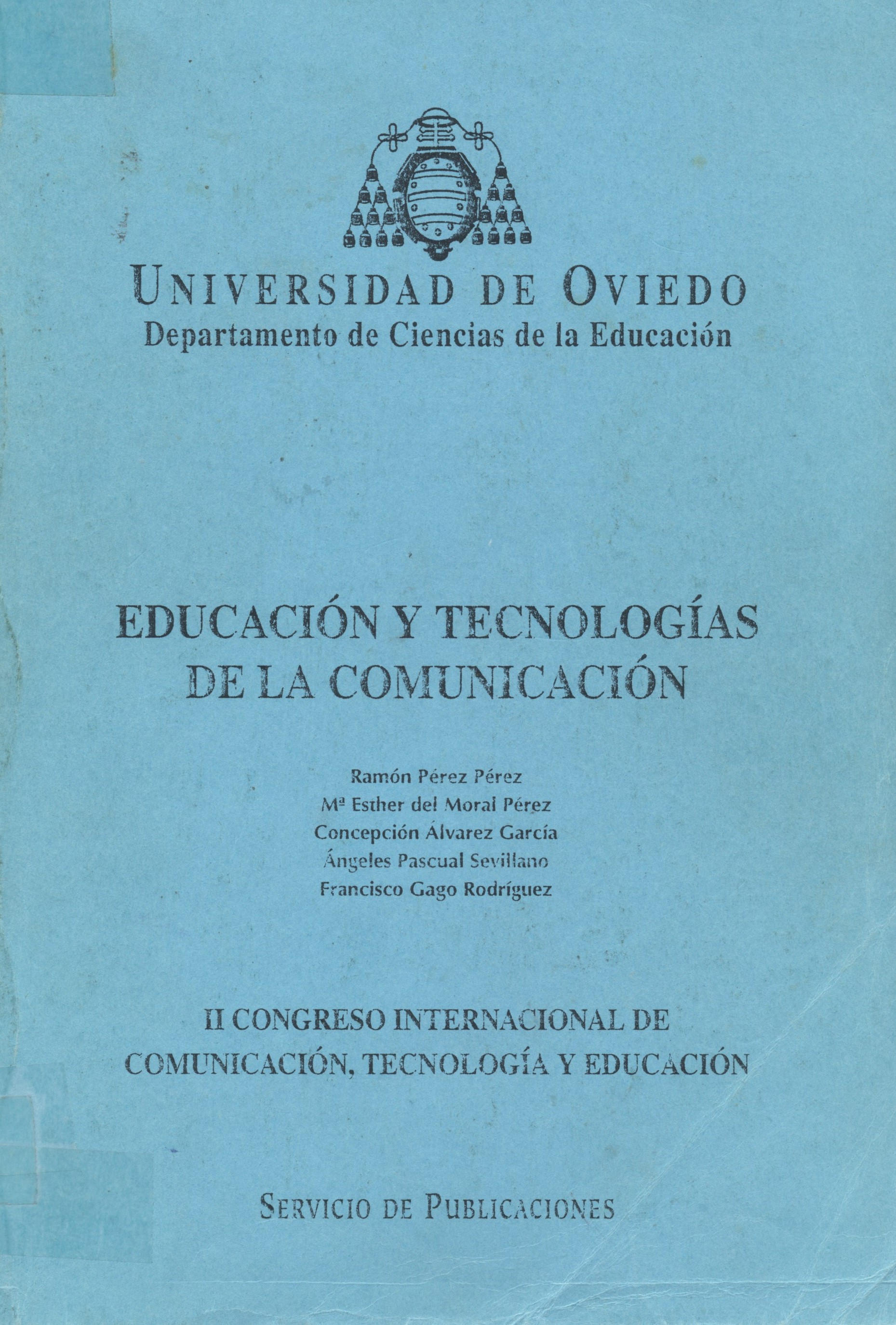 Imagen de portada del libro Educación y tecnologías de la comunicación