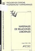 Imagen de portada del libro Materiales para el curso de relaciones laborales : estadísticas, gráficos y textos
