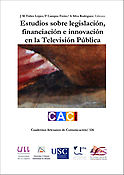 Imagen de portada del libro Estudios sobre legislación, financiación e innovación en la Televisión Pública