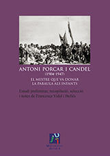 Imagen de portada del libro Antoni Porcar i Candel (1904-1947)