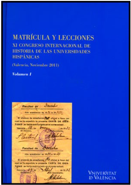 Imagen de portada del libro Matrícula y lecciones