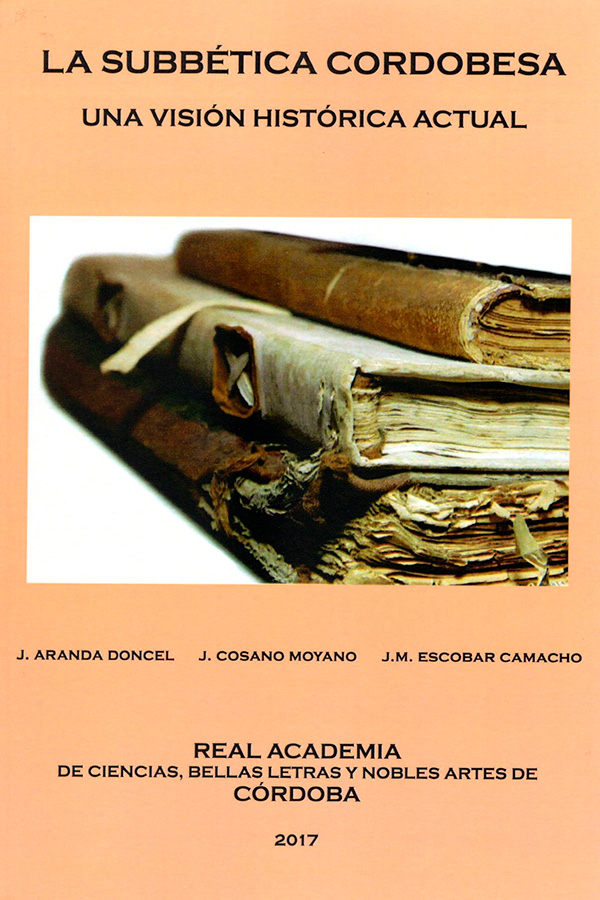 Imagen de portada del libro La Subbética cordobesa