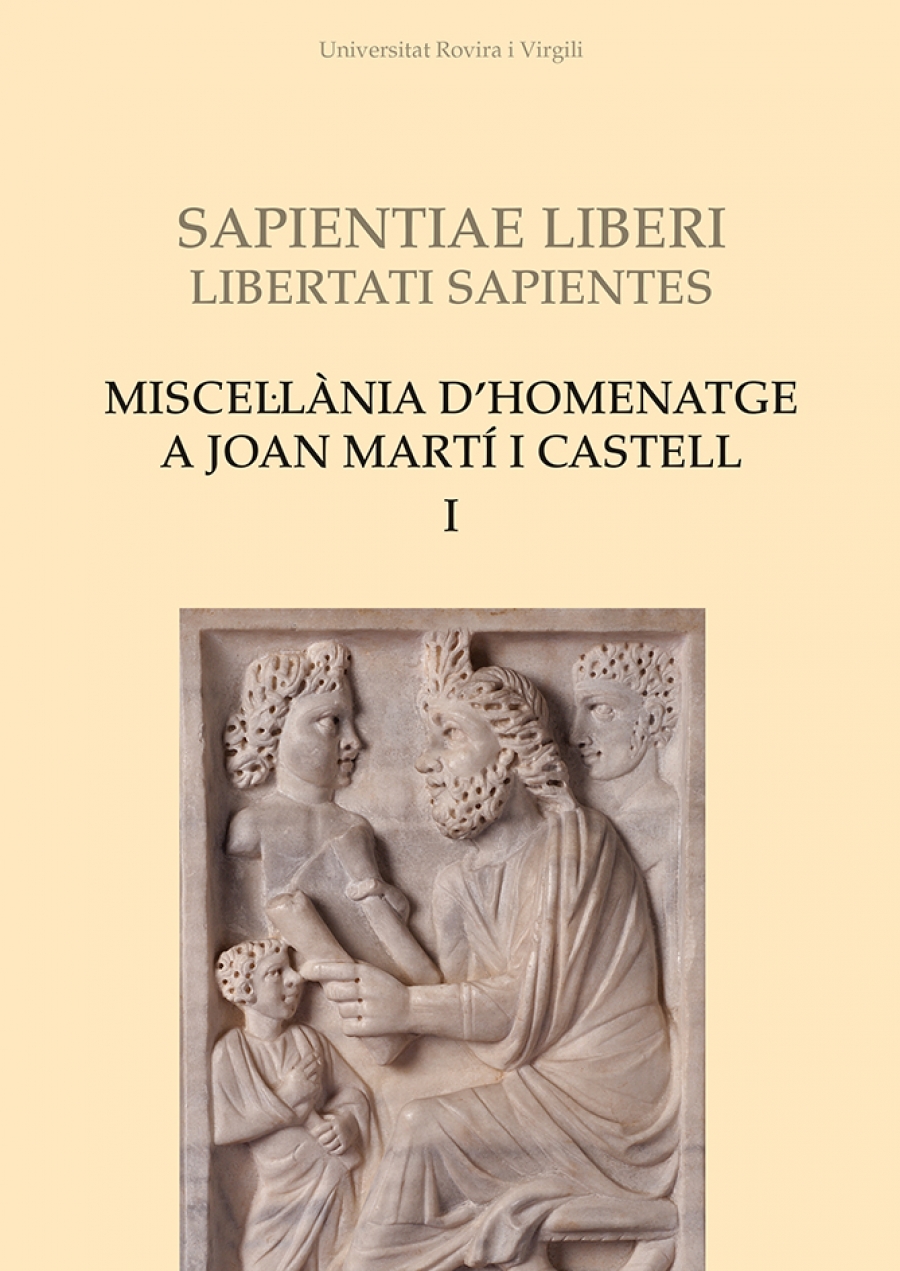 Imagen de portada del libro Miscel·lània d'homenatge a Joan Martí i Castell
