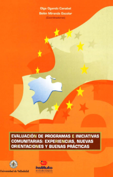 Imagen de portada del libro Evaluación de programas e iniciativas comunitarias : experiencias, nuevas orientaciones y buenas prácticas
