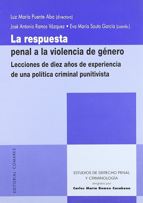 Imagen de portada del libro La respuesta penal a la violencia de género