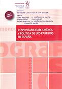 Imagen de portada del libro Responsabilidad jurídica y política de los partidos en España