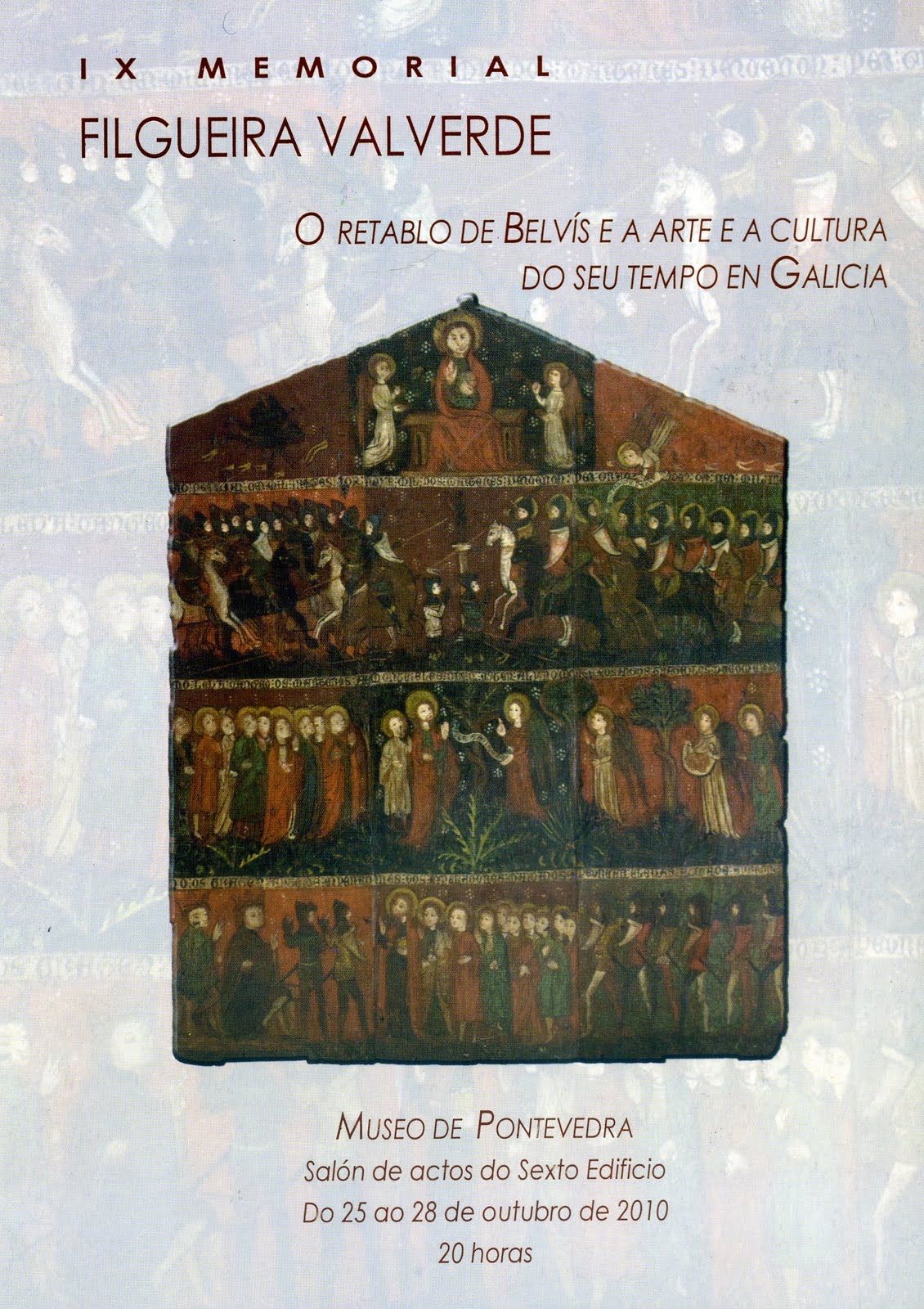 Imagen de portada del libro O retablo de Belvís e a arte e a cultura do seu tempo en Galicia