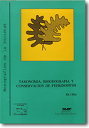 Imagen de portada del libro Taxonomía, Biogeografia y Conservación de Pteridófitos