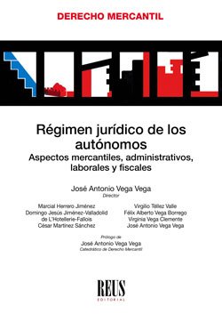 Imagen de portada del libro Régimen jurídico de los autónomos