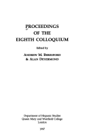Imagen de portada del libro Proceedings of the Eighth Colloquium