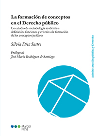 Imagen de portada del libro La formación de conceptos en el Derecho público