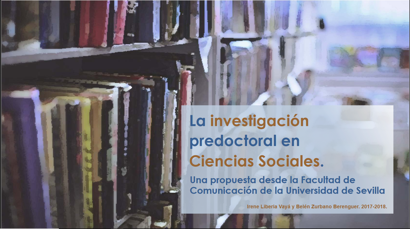 Imagen de portada del libro La investigación predoctoral en Ciencias Sociales