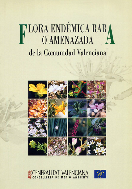 Imagen de portada del libro Flora endémica, rara o amenazada de la Comunidad Valenciana