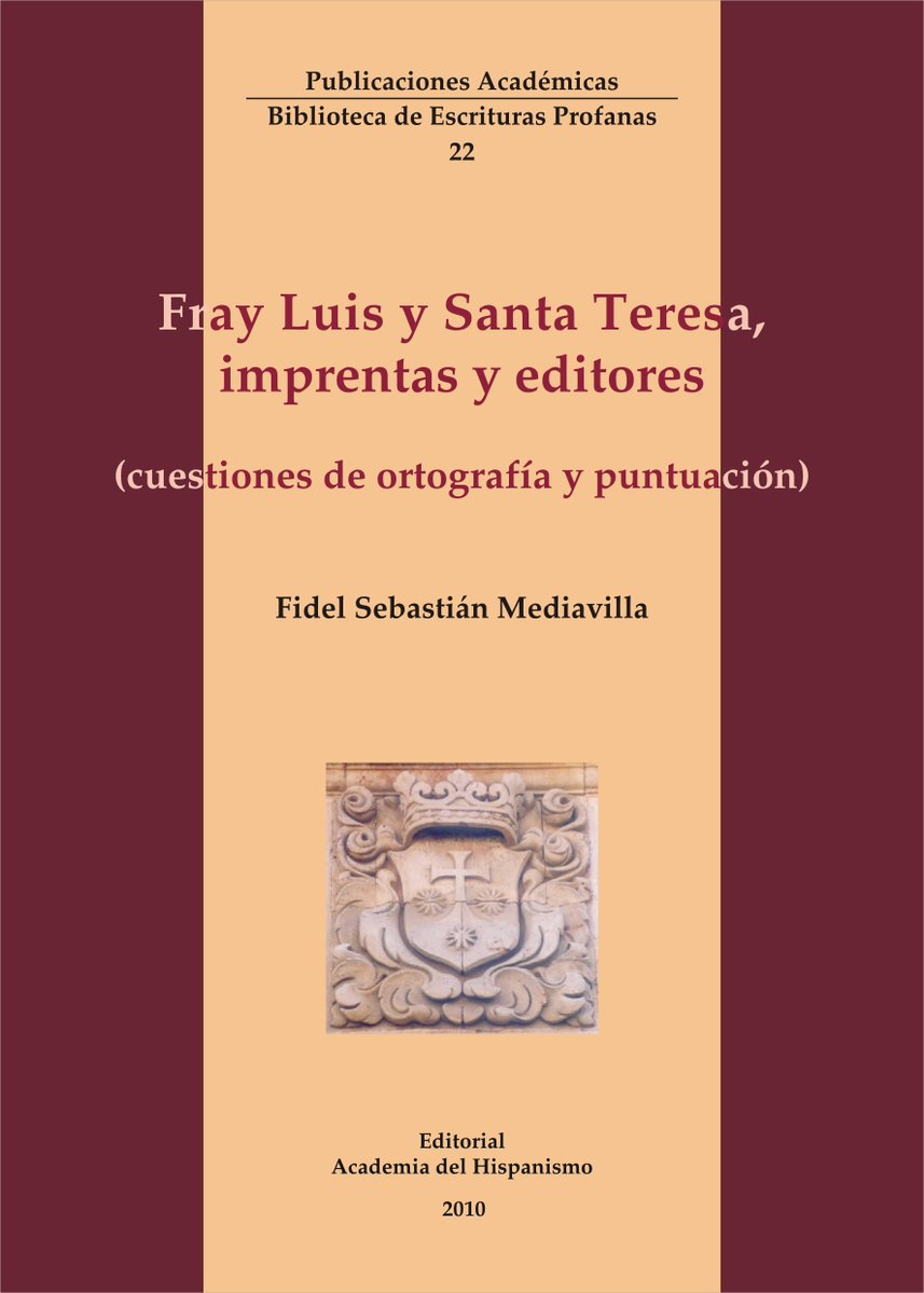Imagen de portada del libro Fray Luis y Santa Teresa, imprentas y editores