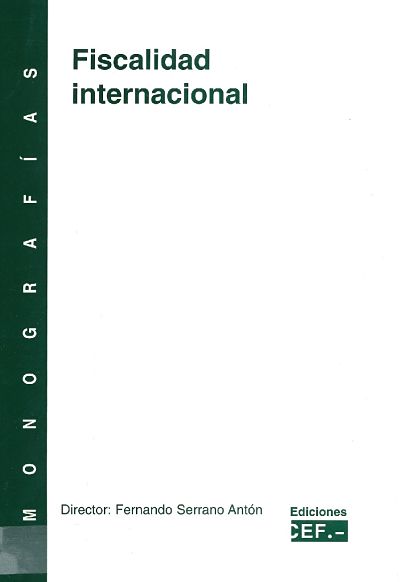 Imagen de portada del libro Fiscalidad internacional