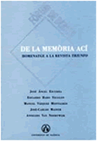 Imagen de portada del libro De la memòria ací