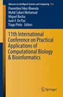 Imagen de portada del libro 11th International Conference on Practical Applications of Computational Biology & Bioinformatics