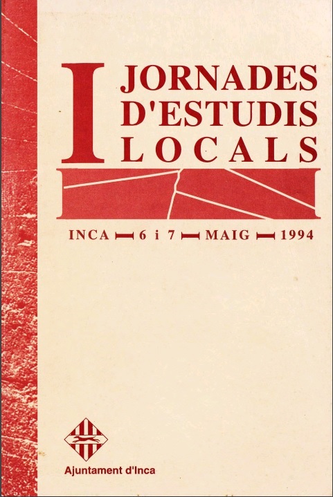 Imagen de portada del libro I Jornades d'Estudis Locals