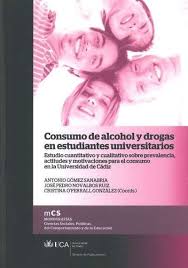 Imagen de portada del libro Consumo de alcohol y drogas en estudiantes universitarios