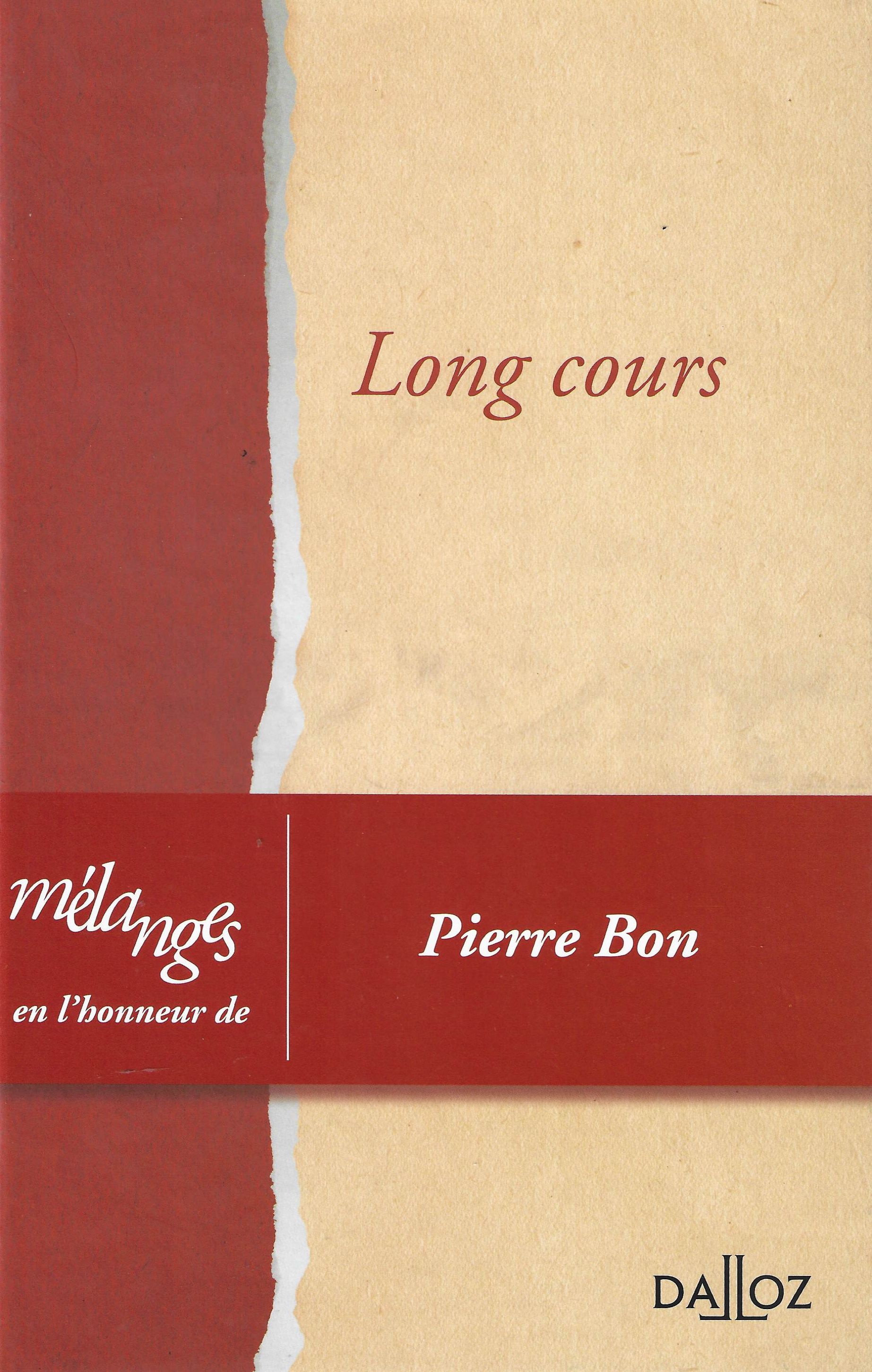 Imagen de portada del libro Long cours