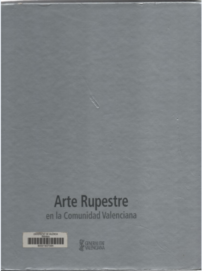Imagen de portada del libro Arte rupestre en la Comunidad Valenciana