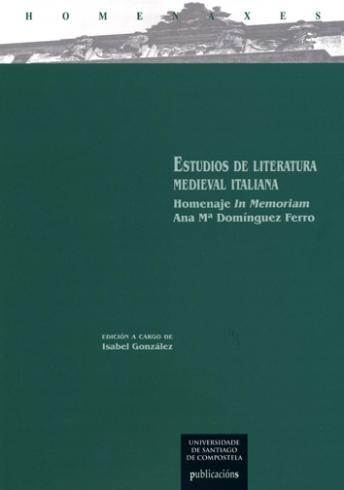 Imagen de portada del libro Estudios de literatura medieval italiana