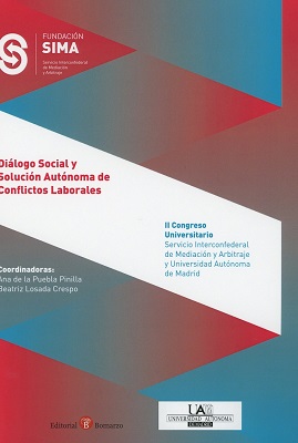 Imagen de portada del libro Diálogo Social y Solución Autónoma de Conflictos Laborales