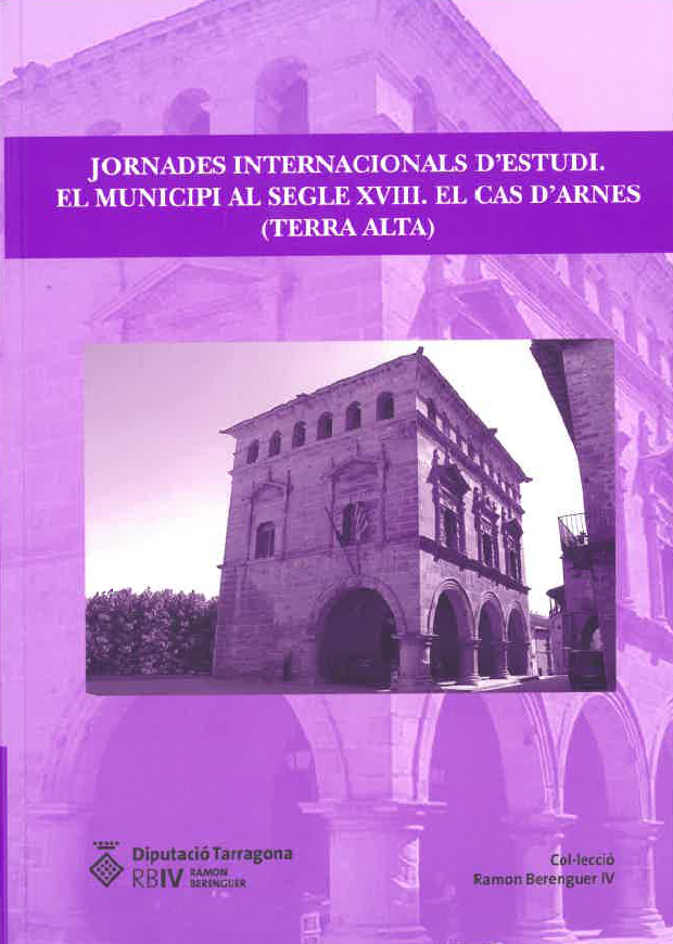 Imagen de portada del libro Jornades Internacionals d'Estudi. El municipi al segle XVIII