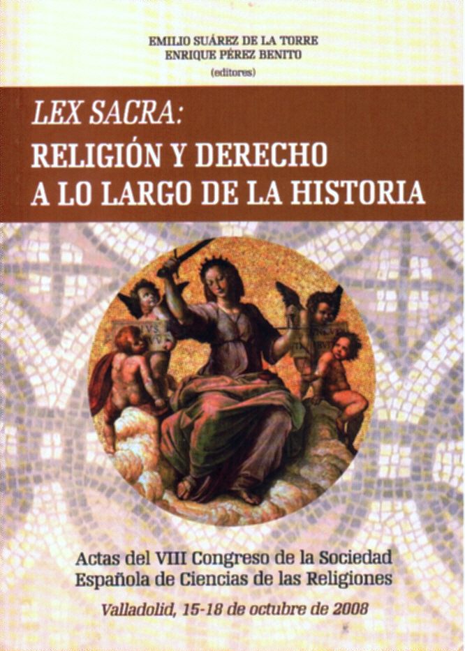 Imagen de portada del libro "Lex sacra": religión y derecho a lo largo de la historia