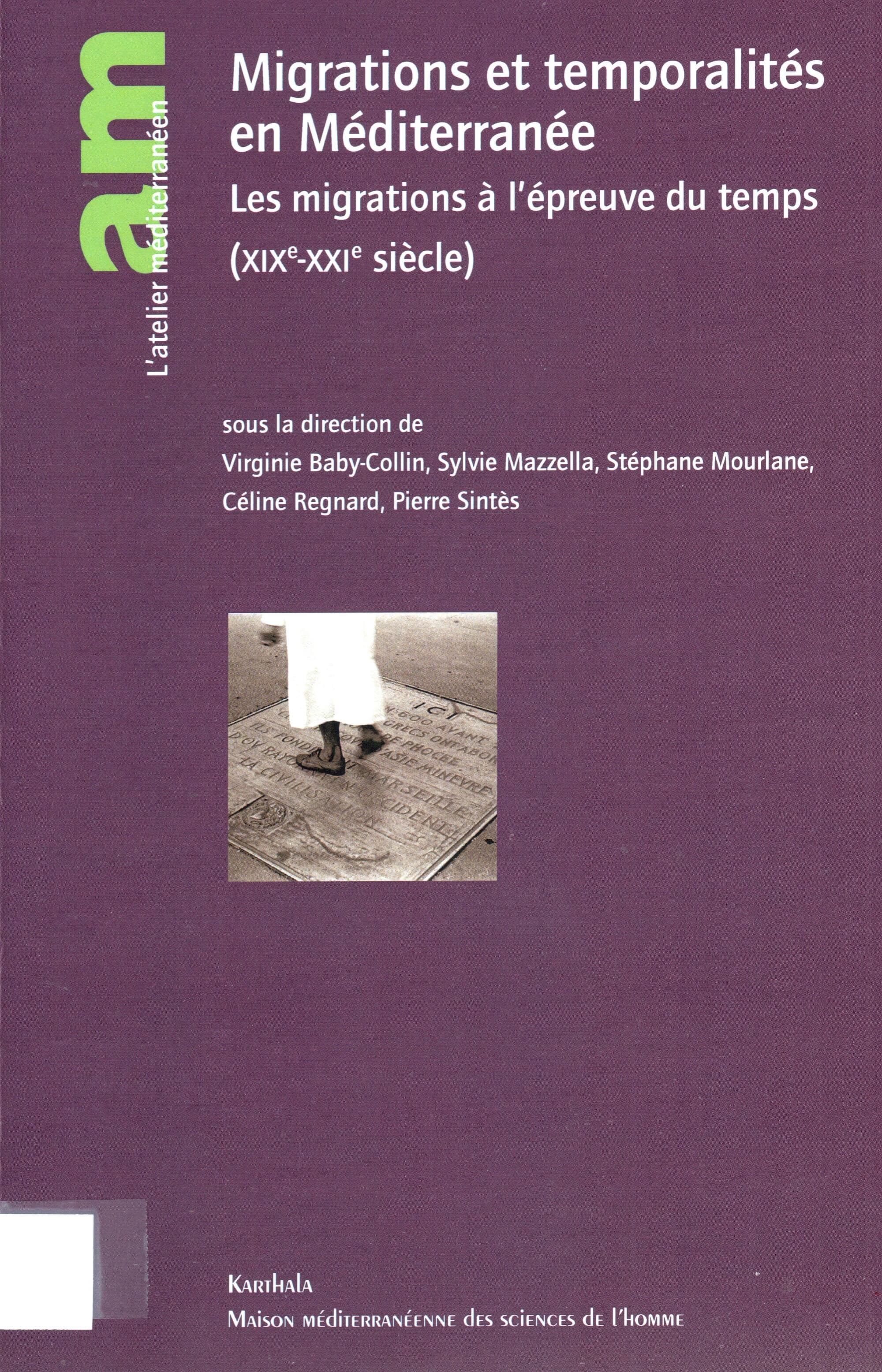 Imagen de portada del libro Migrations et temporalités en Méditerranée