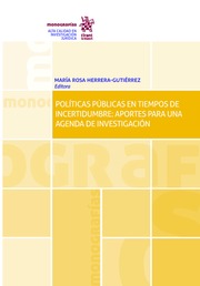 Imagen de portada del libro Políticas públicas en tiempos de incertidumbre