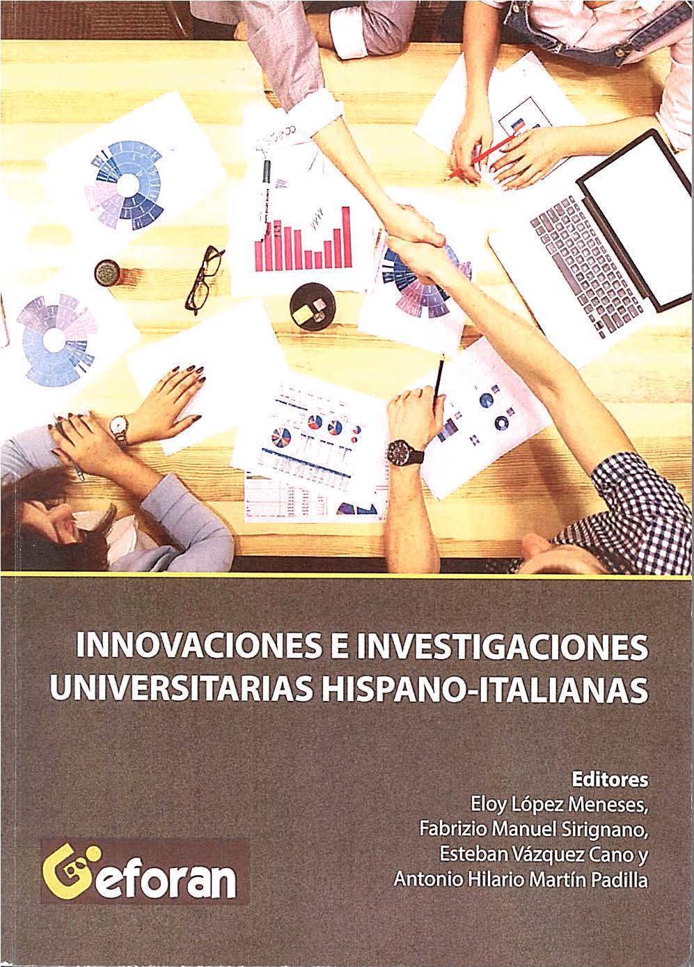 Imagen de portada del libro Innovaciones e investigaciones universitarias hispano-italianas