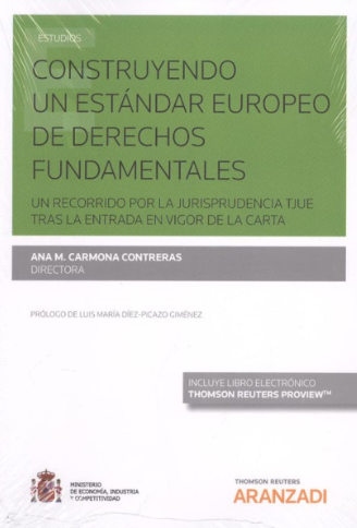 Imagen de portada del libro Construyendo un estándar europeo de derechos fundamentales