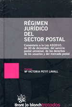 Imagen de portada del libro Régimen jurídico del sector postal