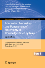 Imagen de portada del libro Information Processing and Management of Uncertainty in Knowledge-Based Systems. Applications