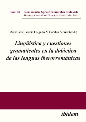 Imagen de portada del libro Lingüística y cuestiones gramaticales en la didáctica de las lenguas iberorrománicas