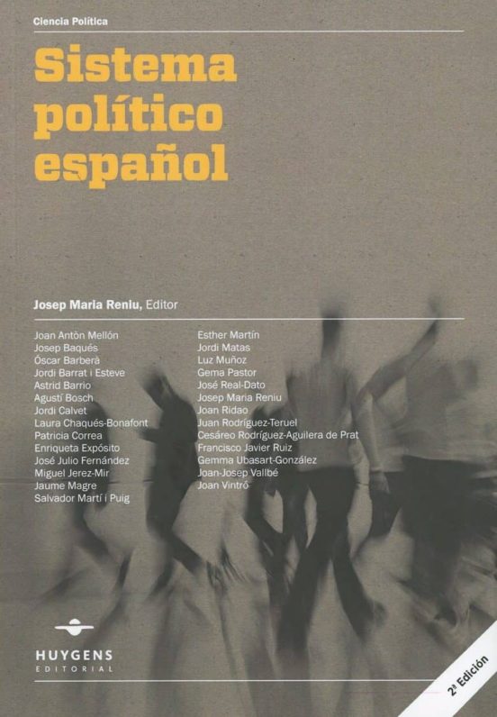 Imagen de portada del libro Sistema político español