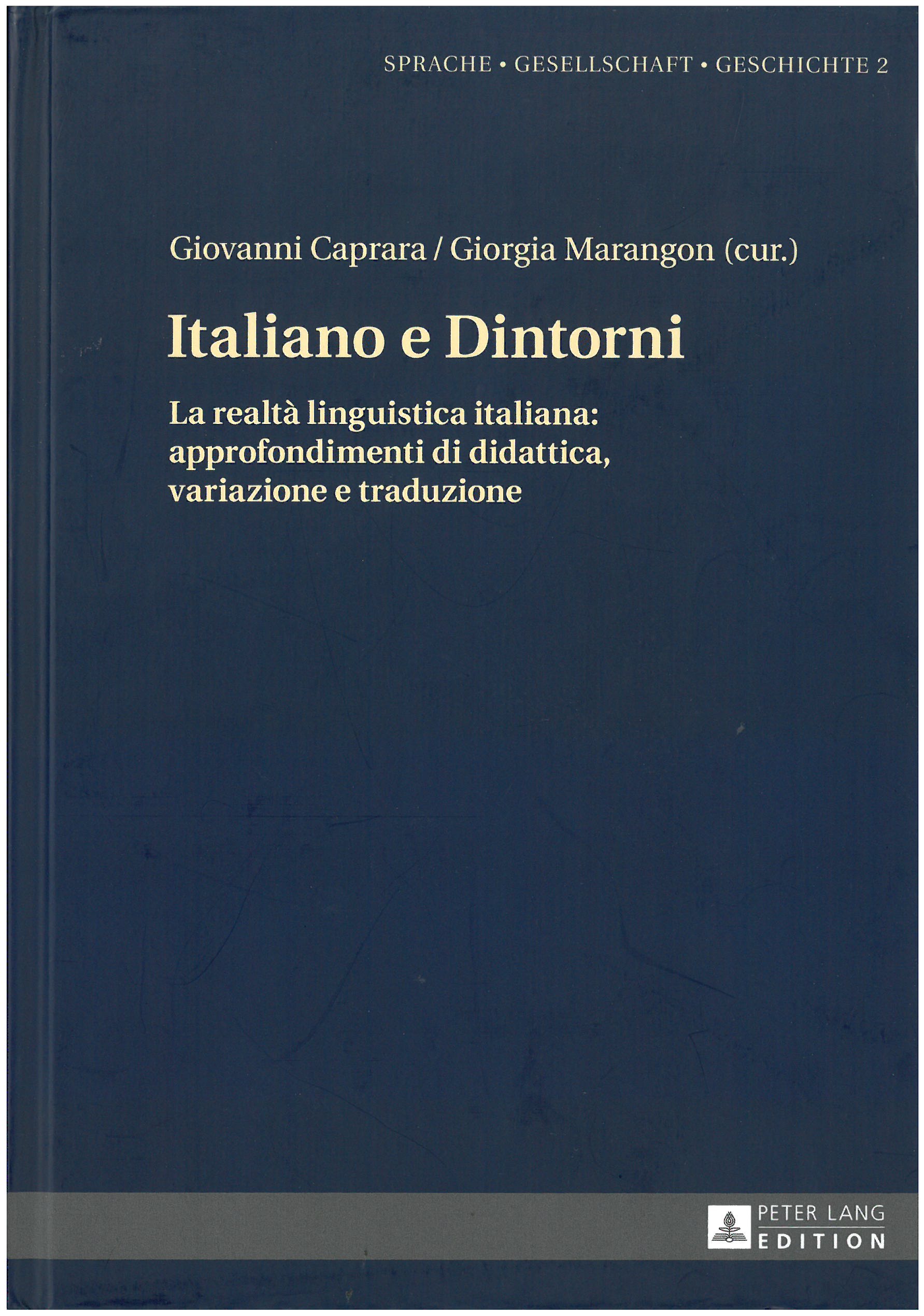 Imagen de portada del libro Italiano e dintorni