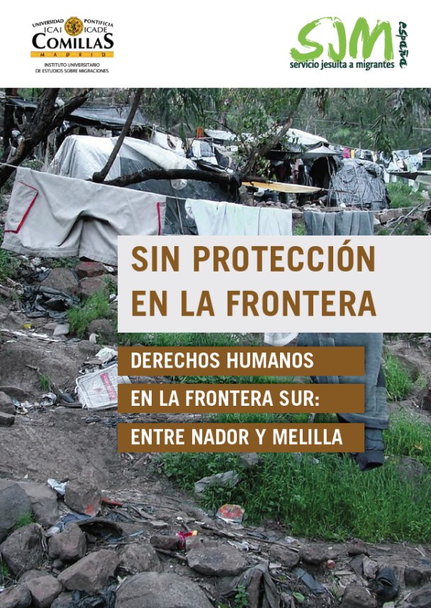Imagen de portada del libro Sin protección en la frontera