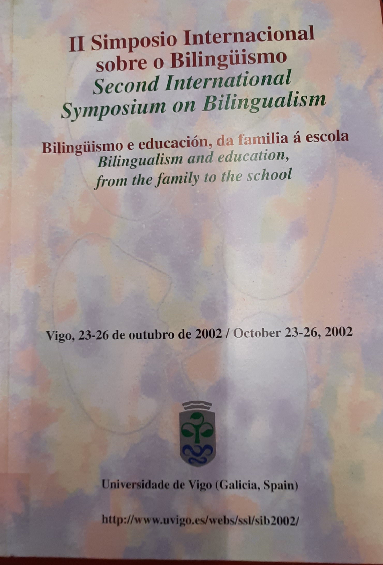 Imagen de portada del libro Bilingüismo e educación, da familia á escola