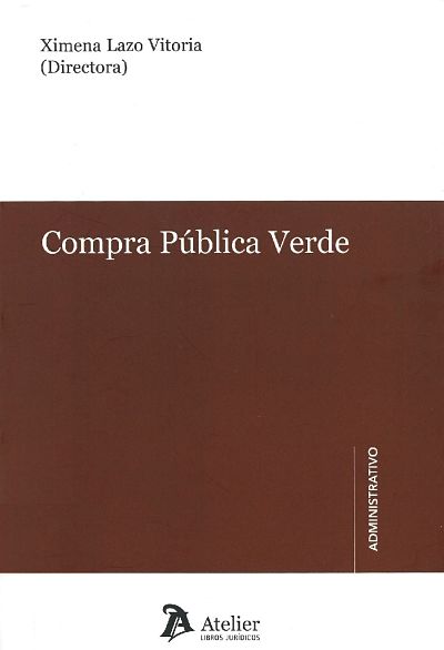 Imagen de portada del libro Compra pública verde