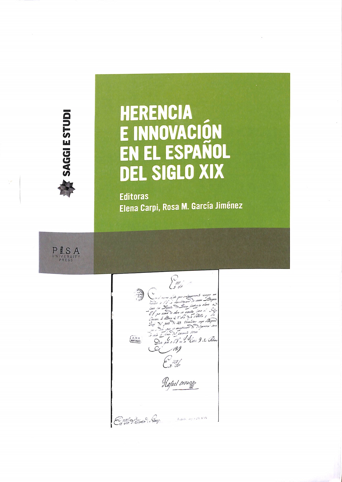 Imagen de portada del libro Herencia e innovación en el español del siglo XIX