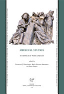 Imagen de portada del libro Medieval studies