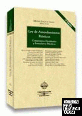 Imagen de portada del libro Ley de arrendamientos rústicos