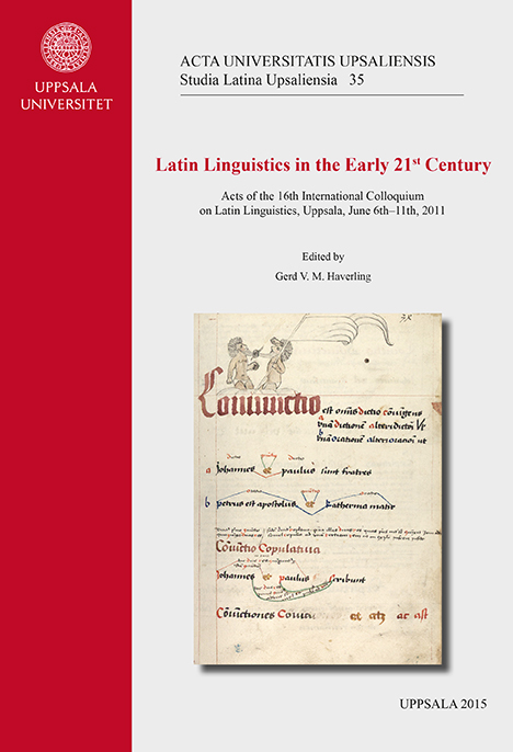 Imagen de portada del libro Latin linguistics in the early 21st century