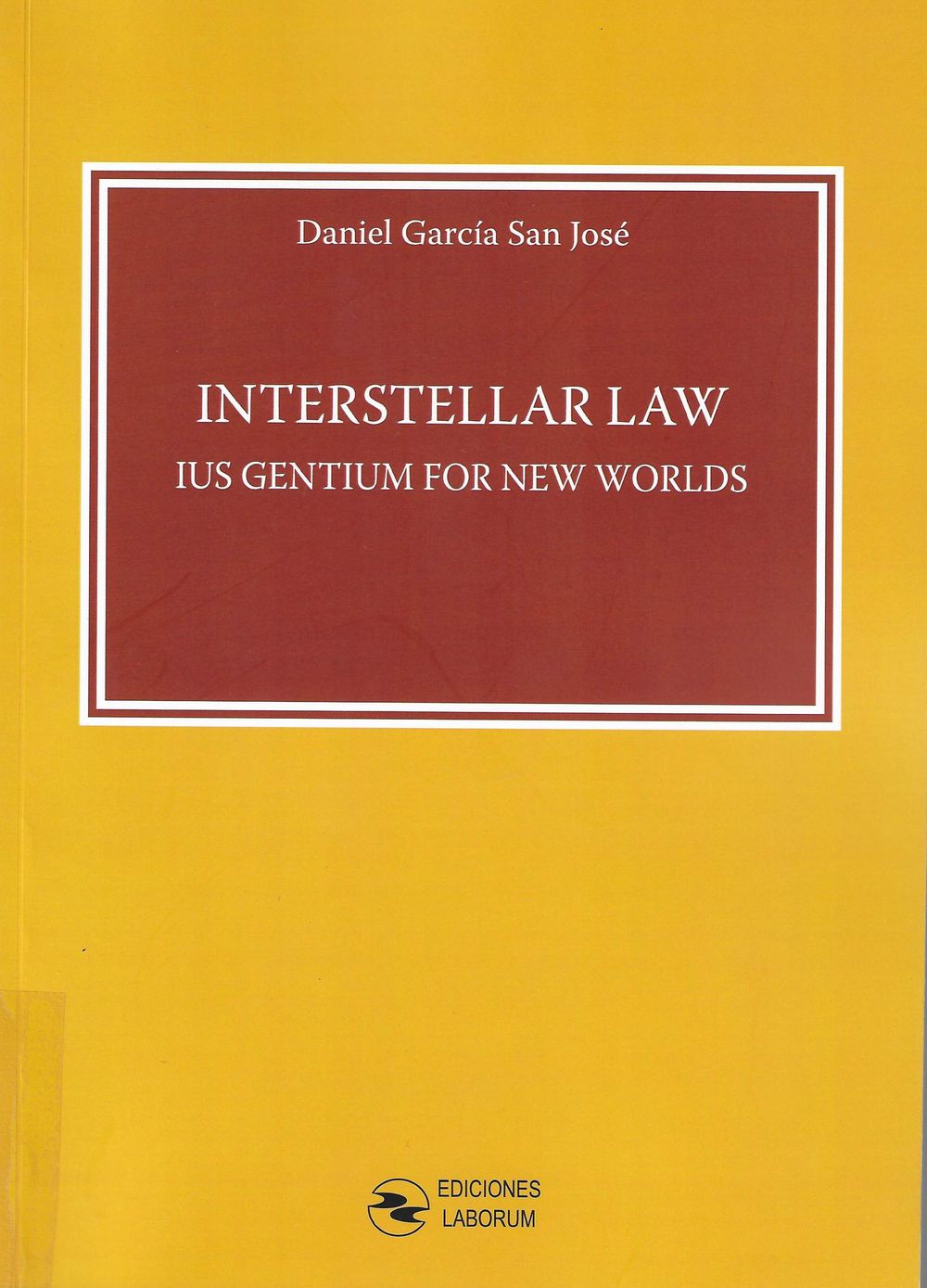 Imagen de portada del libro Interstellar Law