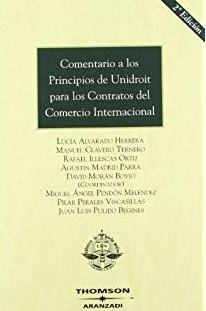 Imagen de portada del libro Comentario a los Principios de Unidroit para los contratos del comercio internacional