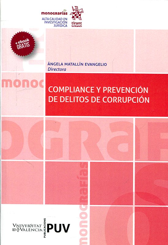 Imagen de portada del libro Compliance y prevención de delitos de corrupción