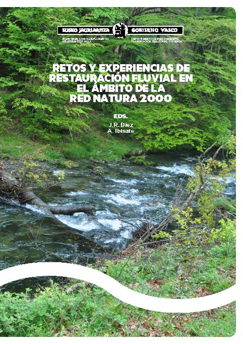 Imagen de portada del libro Retos y experiencias de restauración fluvial en el ámbito de la Red Natura 2000